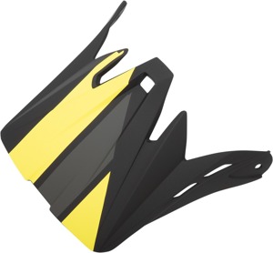 Z1R Child Rise Evac Helmet Visor Kit Hi-Vis Yellow Matte - Replacement visor for Z1R Child Evac helmets