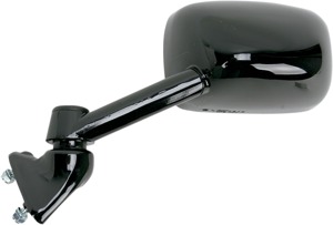 Left Mirror Replacement - Black - For 92-02 ZX6 Ninja