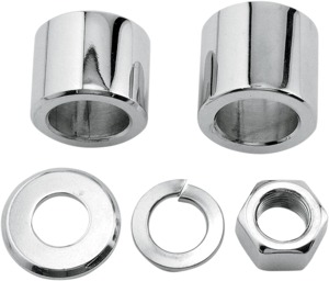 Colony Axle Nut & Spacer Kit Chrome