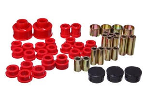 Rear Control Arm Bushing Set - Red Fits 05-09 Subaru Legacy