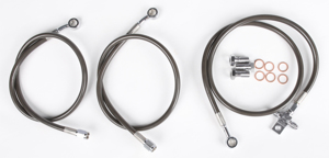 Front Brakeline Kit +2" Smoke - For 03-14 DVX KFX LTZ 400