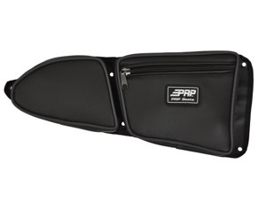 PRP Polaris RZR Front Door Bag with Knee Pad Passenger Side Black - Passenger side front door bag with knee pad For Polaris RZR