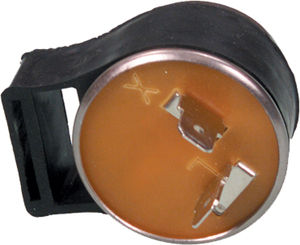 EMGO Universal 6V 8W 2-Prong Flasher Unit - Round - Fits Kawasaki Round Style Models (73-84)