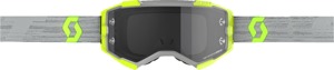 Scott Fury Goggle LS Grey/Yellow with Grey Works Lens â€“ Adult Size