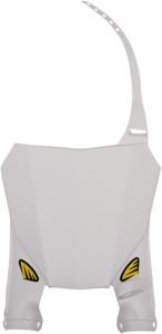 Cycra Stadium Number Plate White Fits Honda