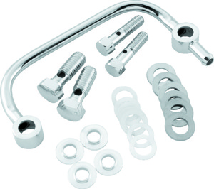 Bikers Choice Chrome Head Breather Kit For 96-06 Harley Big Twin - Breather kit for 96-06 Harley Big Twin models