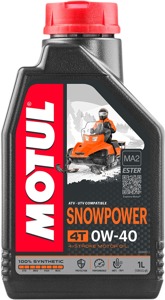 Motul Snowpower 4T 0W40 Synthetic Engine Oil 1L