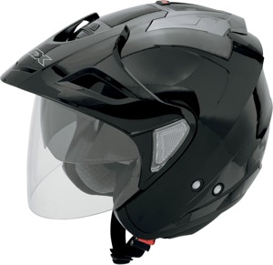 FX-50 Open Face Street Helmet Gloss Black Medium