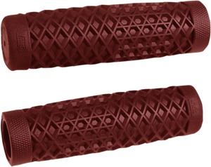 ODI Vans Grips Red 1 Inch Pair - Classic Vans pattern, Red, fits 1 in. handlebars
