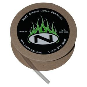 NAMZ Clear Heatshrink 2:1 Ratio 25ft Spool 1/4in ID - Clear 2:1 heatshrink tubing, 25ft spool, 1/4in ID