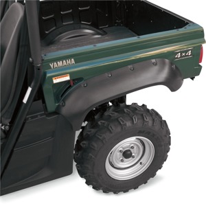 Maier 2" Black UTV Fender Flares Set of 4 For Yamaha Rhino