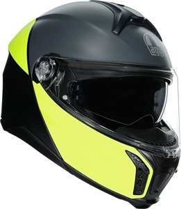 AGV Tourmodular Balance Helmet XL Matte Black Gray Fluo Yellow - Modular helmet, XL, matte black/gray/yellow fluo