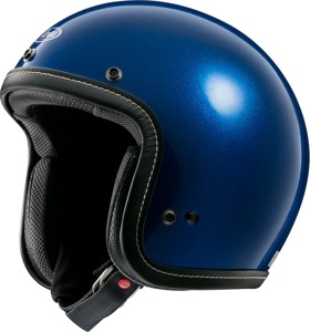 Arai Classic-V Helmet Metallic Blue Medium - Classic open-face helmet in Metallic Blue