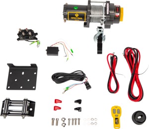 Open Trail 4500lb Winch Steel Wire ATV/UTV with Wireless Remote - 4500lb steel wire winch for ATV/UTV