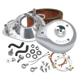 S&S Teardrop Air Cleaner Kit Stock EFI Fits 01-17 BT Models