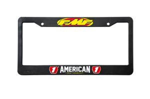 FMF Racing Auto License Plate Frame Universal Fit - Universal fit license plate frame for cars and trucks