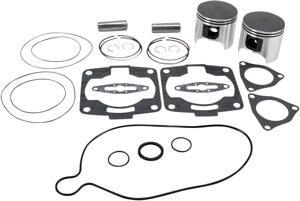 Wiseco Piston Kit with Gaskets Polaris 700 2-Stroke Snowmobile - Top end rebuild kit For Polaris 700 snowmobiles