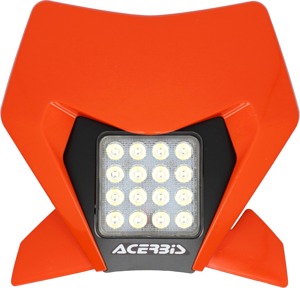 Acerbis VSL LED Headlight Orange For 2024 KTM EXC/EXC-F/XC-W - Orange VSL LED headlight for 2024 KTM EXC/EXC-F/XC-W