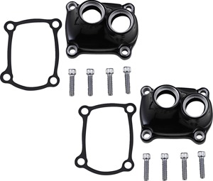 Drag Specialties Lifter Cover Black Gloss Pair For Harley-Davidson - Lifter cover pair For Harley-Davidson models
