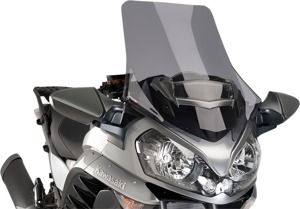 PUIG Z-Racing Touring Windscreen Dark Smoke For Kawasaki ZG1400 Concours 14