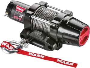 Warn VRX 2500-S Winch with Synthetic Rope Black