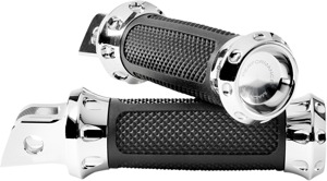 Performance Machine Overdrive Rider Footpegs Chrome