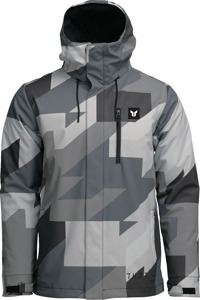 THOR Brave Tour Jacket Men's 2XL Dark Gray Camo Black - Touring jacket, men's 2XL, Dark Gray Camo Black