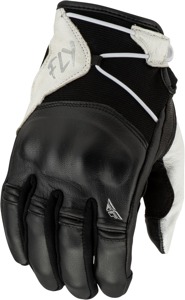 Fly Racing Venus Gloves Black/White Large Women's