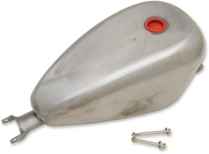 Drag Specialties Custom Gas Tank Raw Steel For Harley Sportster 06-20 - Custom gas tank for Harley Sportster 2006-2020