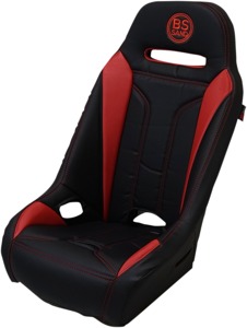 Extreme Double T Solo Seat Black/Red - For 15-18 Polaris RZR 900 /XP Turbo