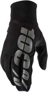 100% Men's Hydromatic Waterproof Gloves - Black, Small