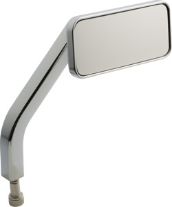 Joker Machine No. 1 Rectangle Mirror Right Chrome - Rectangle mirror, chrome, right side for Harley-Davidson