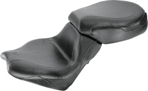 Mustang Sport Touring 2Pc Seat Black Fits Honda VTX1300C