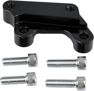Arlen Ness 14 Inch Brake Caliper Adapter Kit Black For Harley FLTRX FLHTK - Adapter kit for 14 in rotors For Harley FLTRX FLHTK