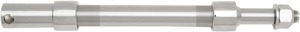 Drag Specialties Front Axle Kit Chrome 1in For Harley Touring Models - Front axle kit for Harley-Davidson Touring models