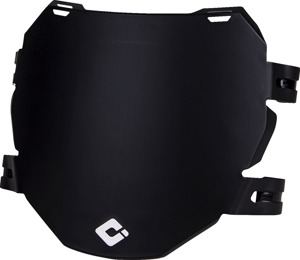 ODI Downhill E-Bike Number Plate Black - Durable front number plate for downhill and E-bikes