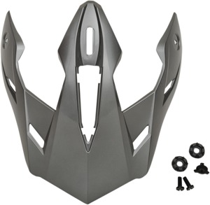 Z1R Range Helmet Visor Solid Silver Adult One Size - Replacement visor for AGV Range helmets