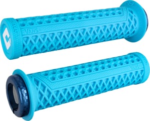 ODI Vans V2.1 Lock-On Grips Light Blue/Blue 135mm Pair - Lock-on grips, light blue/blue, 135mm, universal fit