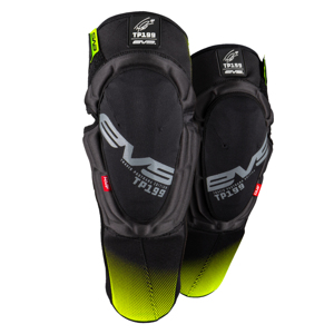 EVS TP199 Knee/Shin Guard Black/Hi-Viz L/XL - Knee/Shin Guards in Black/Hi-Viz, Size L/XL