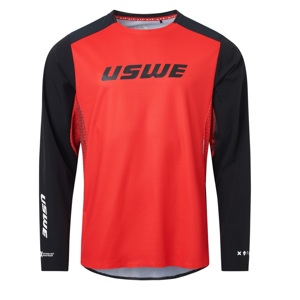 USWE Lera Off-Road Jersey Flame Red - Adult Large