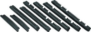 Kuryakyn ISO Passenger Board Rubber Pads Black Replacement (8 Pc)