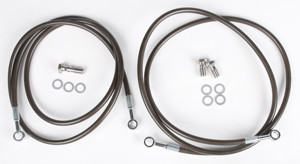 Front Brakeline Kit STD Smoke - For 04-14 Honda TRX450R/ER