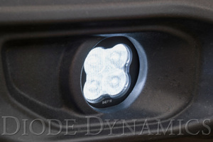 SS3 Type MS LED Fog Light Kit Pro - Yellow SAE Fog by Diode Dynamics
