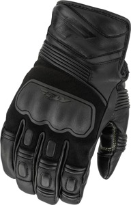 Fly Racing Surveyor Gloves Black Medium Men's - Midweight street gloves, black, size medium