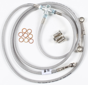 Galfer Front 3 Line Stainless Steel Brake Line Kit For Honda TRX450R/ER 04-14