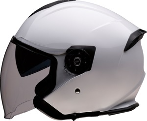 Z1R Road Maxx 2.0 Helmet Gloss White 3XL - Gloss white open face helmet, size 3XL