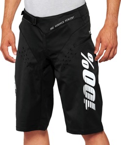 100% Men's R-Core Shorts Black Size 34