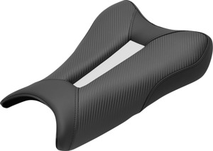 Saddlemen Track CF Carbon Fiber Solo Seat Black For Kawasaki ZX-6R - Solo seat, carbon fiber look For Kawasaki ZX-6R