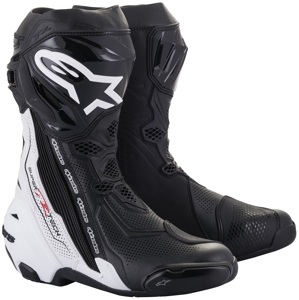 Alpinestars Supertech R V2 Boots Black/White Size 43 (US 9.5)