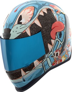 ICON Airform 9 Lives MIPS Full Face Helmet Blue Medium - Full face helmet with MIPS, Blue, Size M